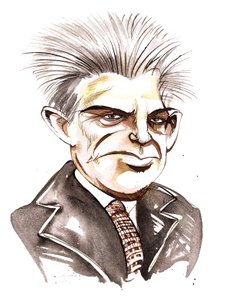 Carl Nielsen, caricature by Neale Osborne